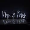 Neon Mr and Mrs Sign